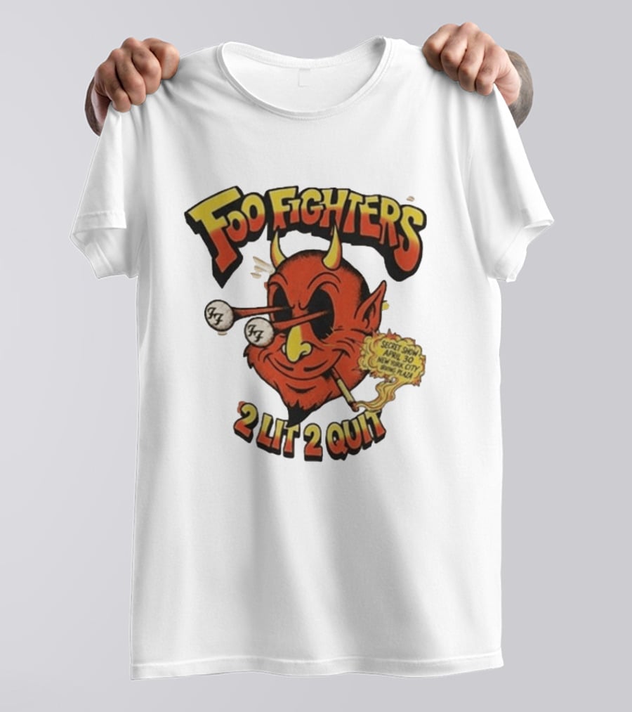 Foo Fighters 2 Lit 2 Quit Secret Show April 30 2026 Irving Plaza New York T-Shirt