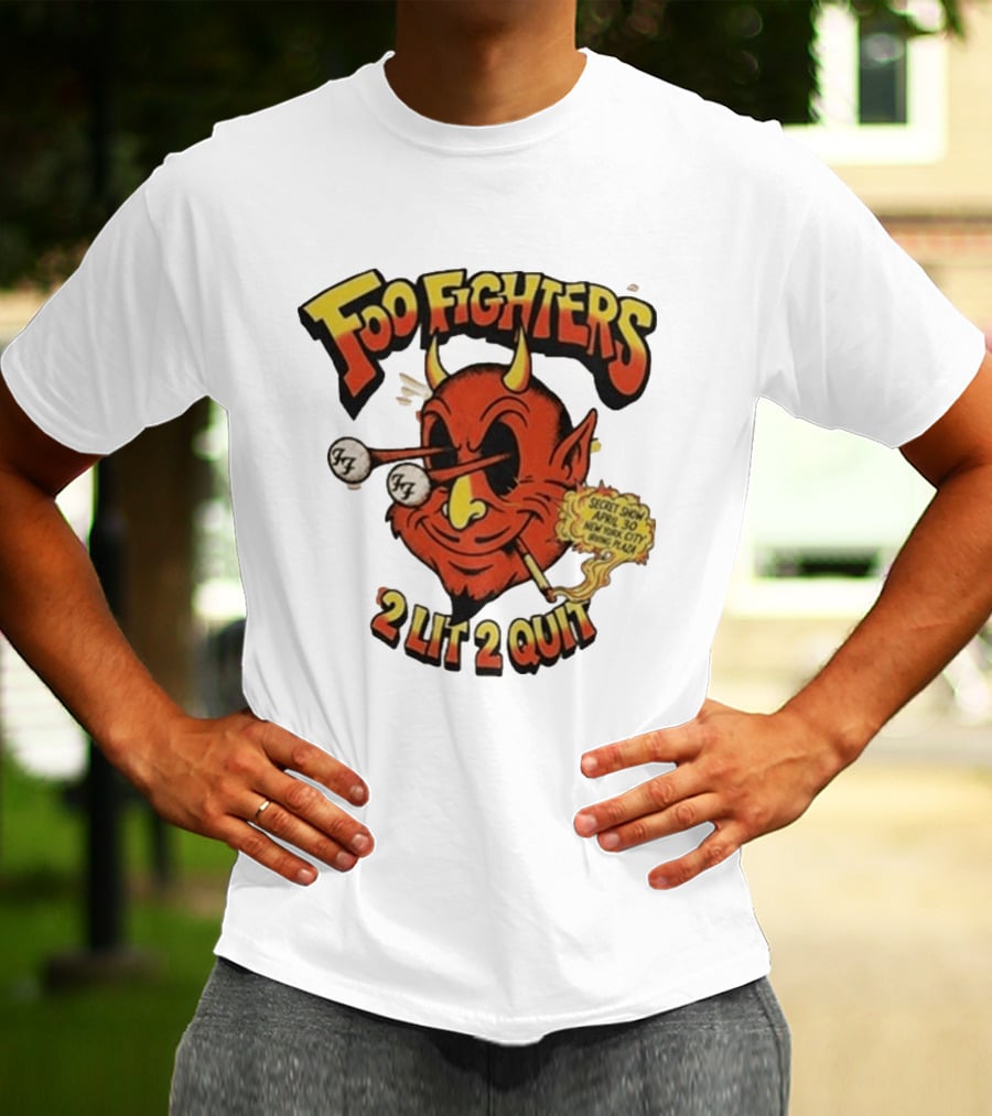 Foo Fighters 2 Lit 2 Quit Secret Show April 30 2026 Irving Plaza New York T-Shirt