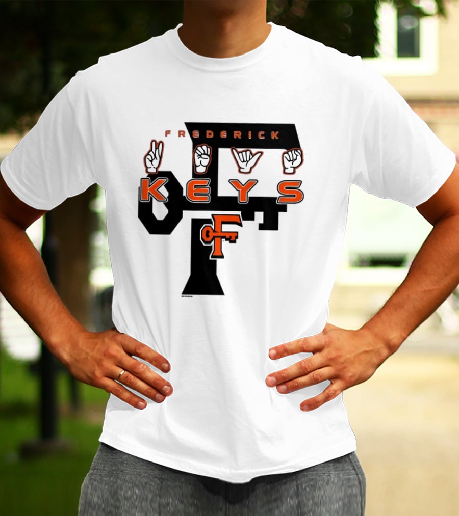 Frederick Keys Deaf Awareness 2026 Frederick Keys Logo Sign Language T-Shirt