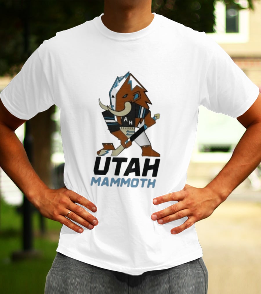 Lawson Crouse With Utah Mammoth Hockey Team T-Shirt