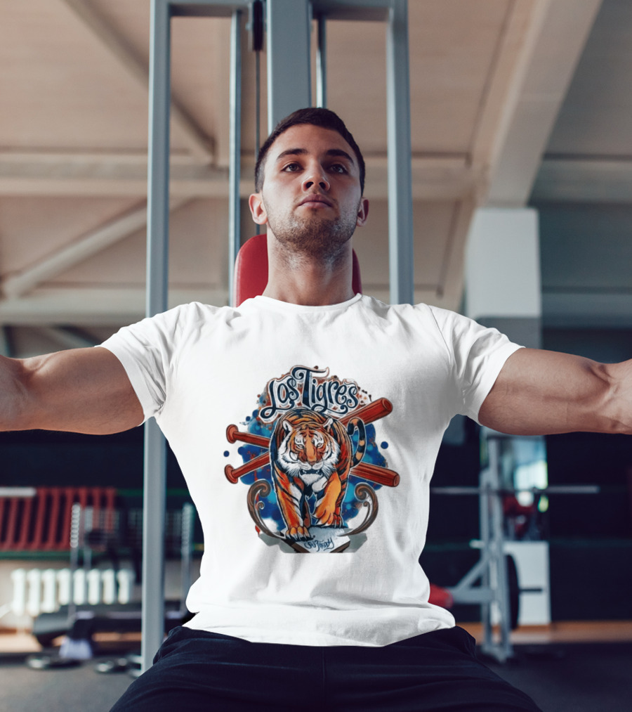 Los Tigres Detroit Baseball Tiger Art 2026 T-Shirt