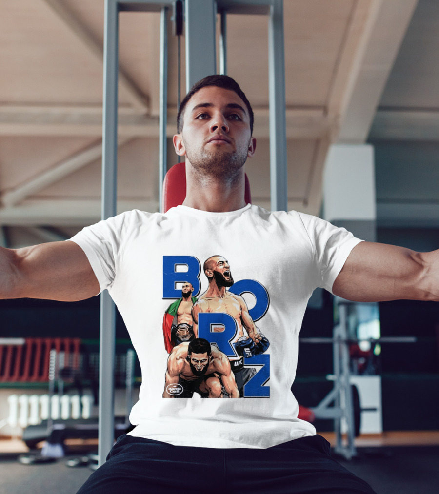 Borz Khamzat Chimaev UFC Fighter Illustrated T-Shirt