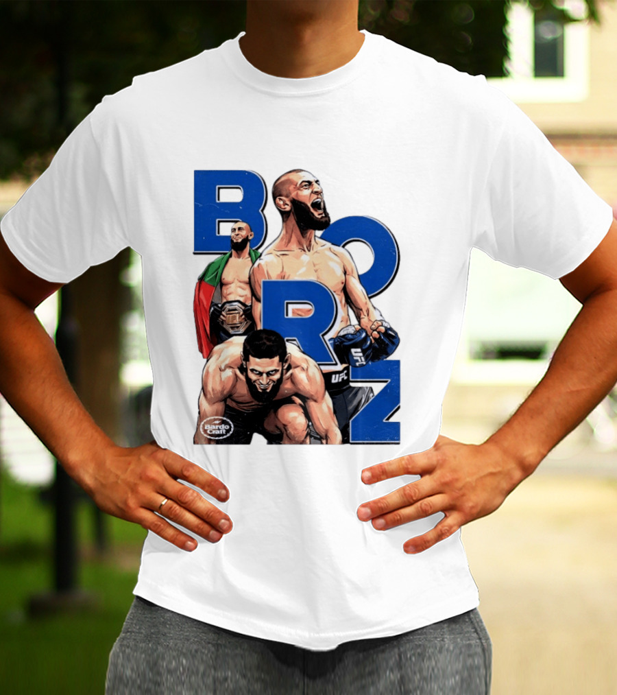 Borz Khamzat Chimaev UFC Fighter Illustrated T-Shirt