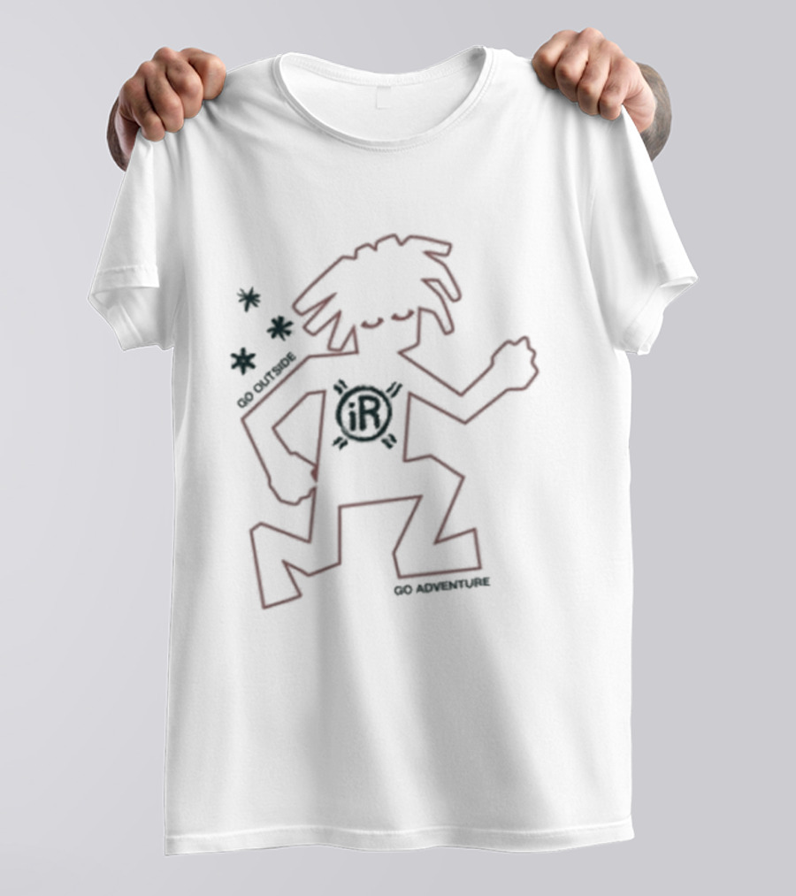 Isaiah Rashad Iba Hiking Supply Running Figure With Stars T-Shirt