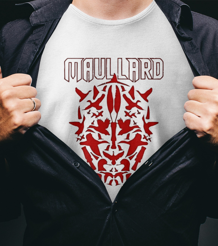 Maul Lard Darth Maul Star Wars Red Mask T-Shirt