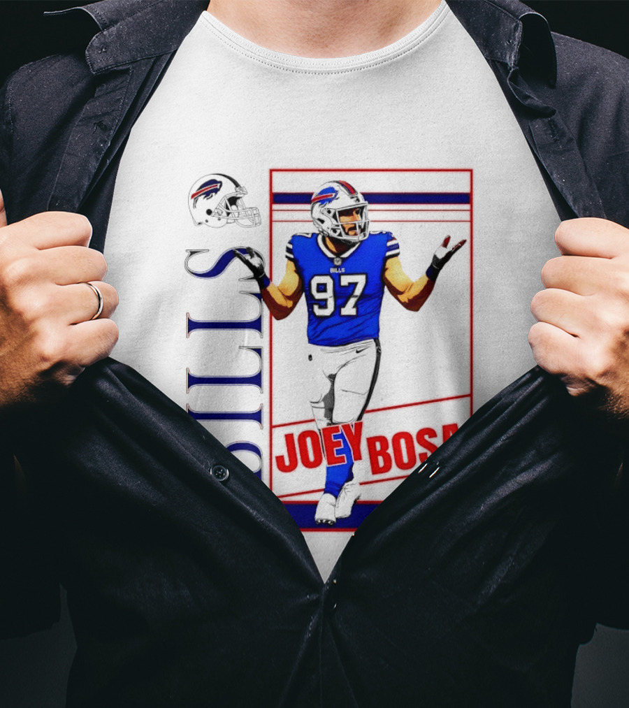 Joey Bosa Buffalo Bills Edge Rusher 97 NFL Football T-Shirt