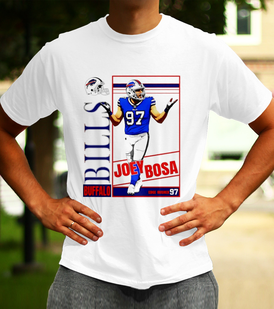 Joey Bosa Buffalo Bills Edge Rusher 97 NFL Football T-Shirt
