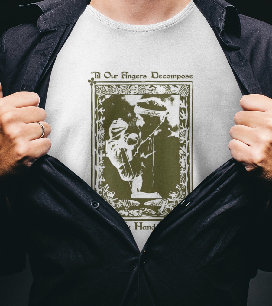 Noah Kahan Kermit The Frog 'Til Our Fingers Decompose Keep My Hand In Yours T-Shirt