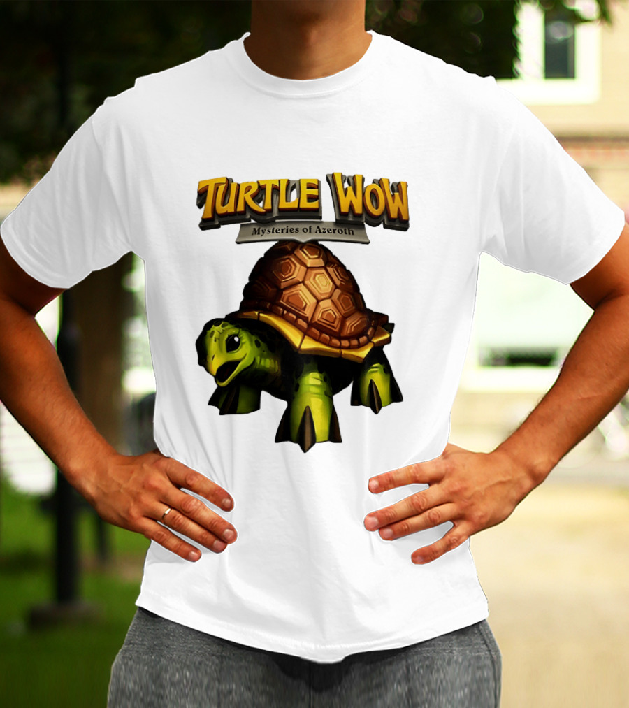 Turtle WoW Mysteries Of Azeroth Tortoise Adventure T-Shirt