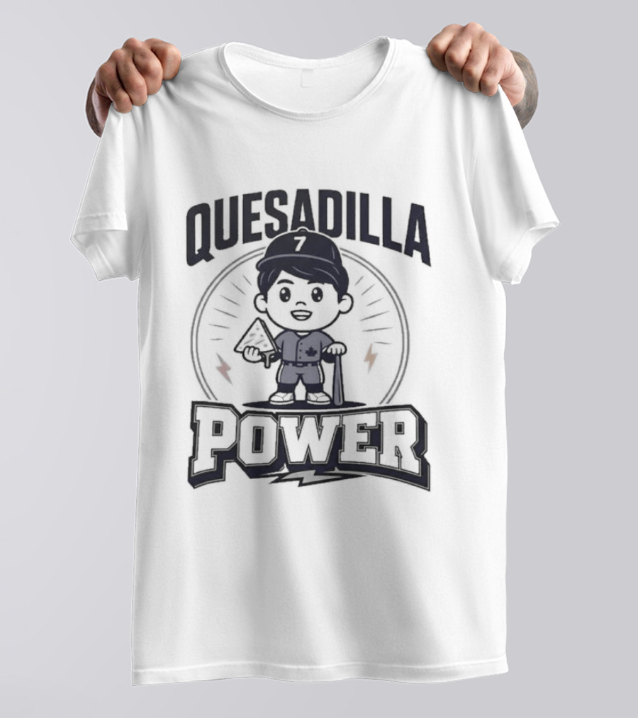 Quesadilla Power Kazuma Okamoto Chibi Toronto Blue Jays Baseball Fan T-Shirt