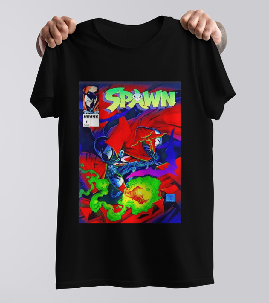 Spawn Image Comics May Issue 1 Albert Al Simmons 1992 T-Shirt
