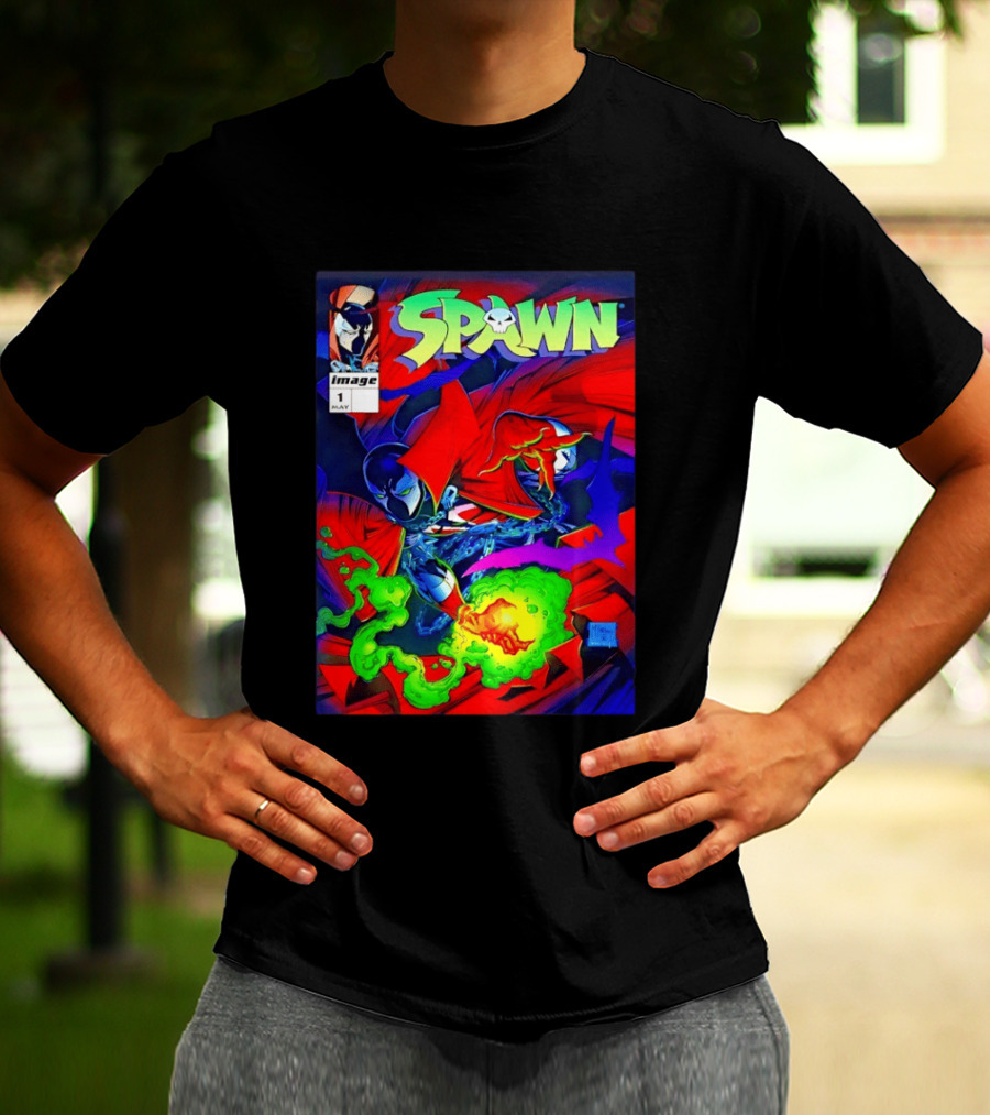 Spawn Image Comics May Issue 1 Albert Al Simmons 1992 T-Shirt