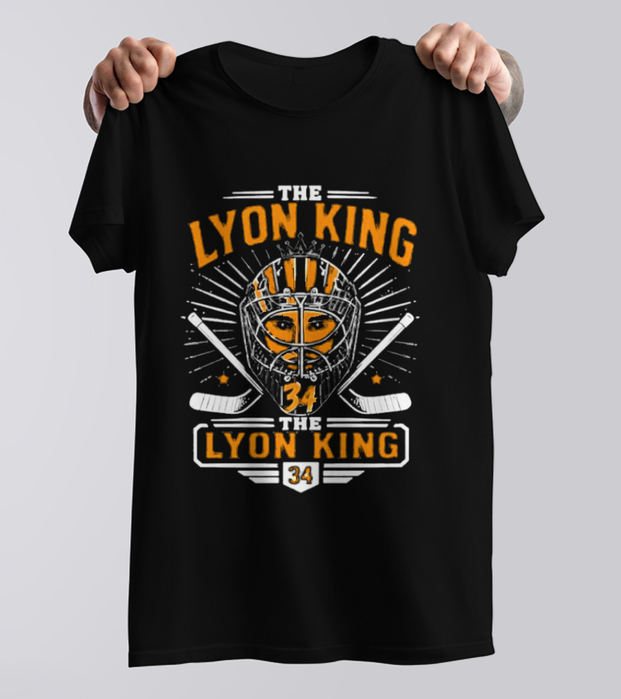 The Lyon King 34 Alex Lyon Buffalo Sabres Hockey NHL 2026 T-Shirt