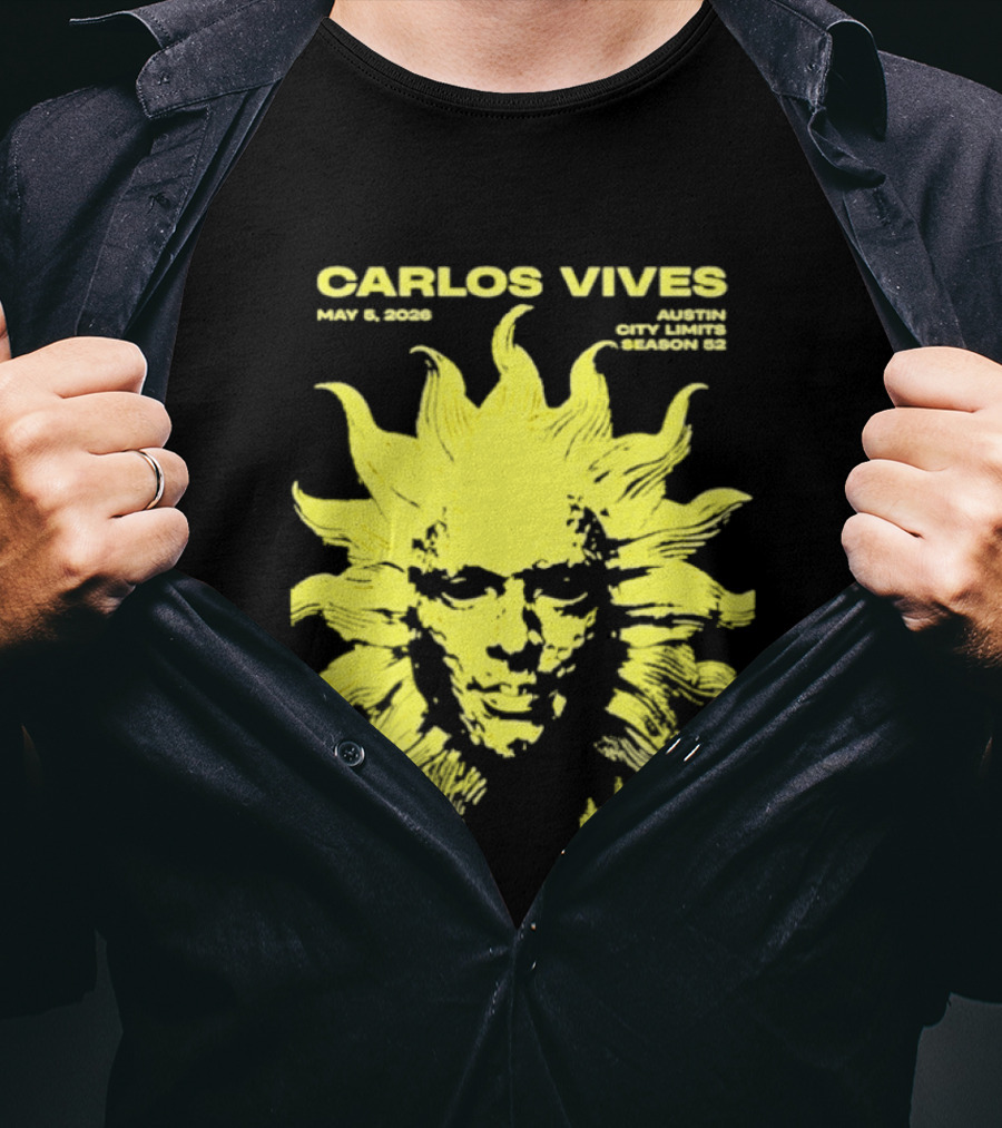 Carlos Vives May 6 2023 Austin City Limits Music Festival Austin TX Season 52 T-Shirt