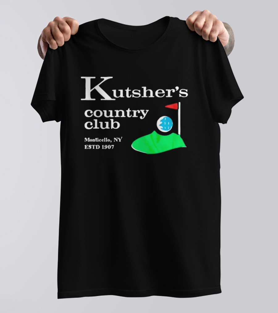 Kutsher's Country Club Monticello NY Established 1907 Retro Golf T-Shirt