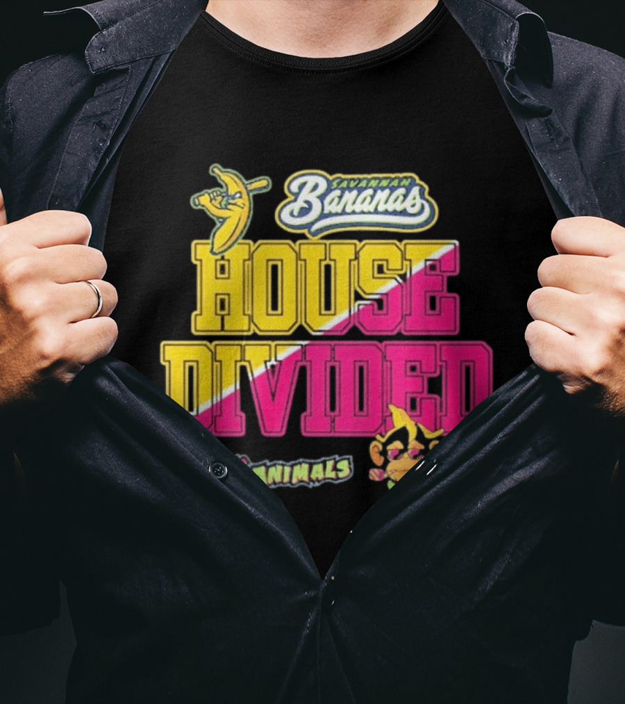 Savannah Bananas House Divided Party Animals T-Shirt