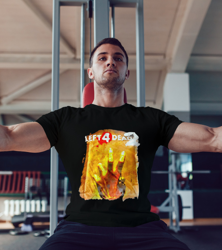 Left 4 Dead 2 Zombie Hand Iconic Horror Game T-Shirt