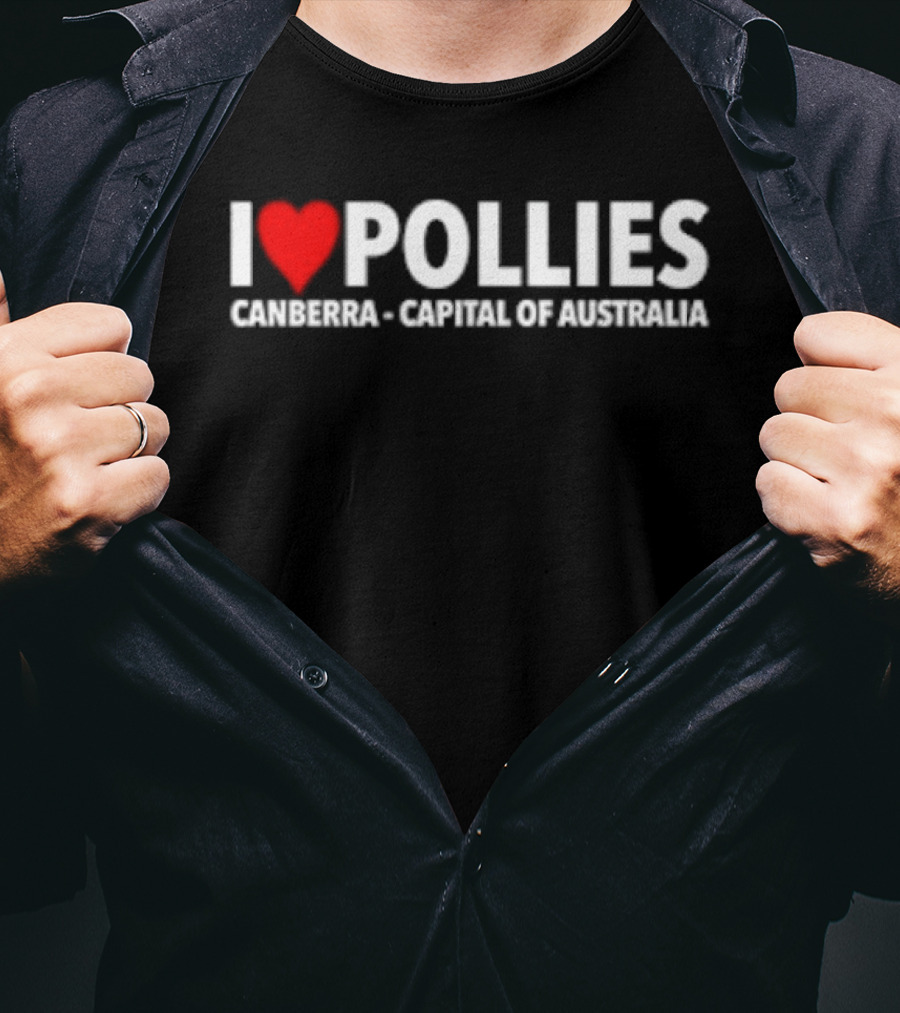 I Love Pollies Canberra Capital Of Australia T-Shirt