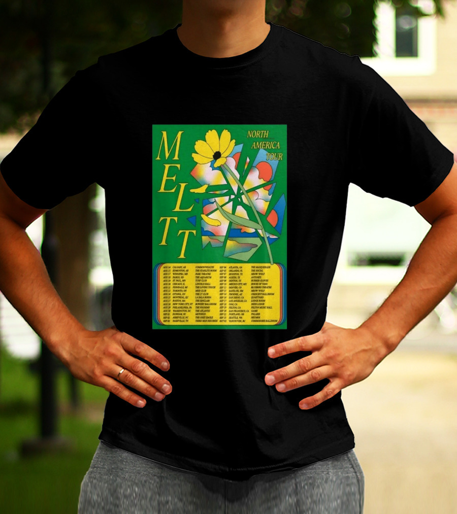 MELTT North America Tour 26 With Flower T-Shirt