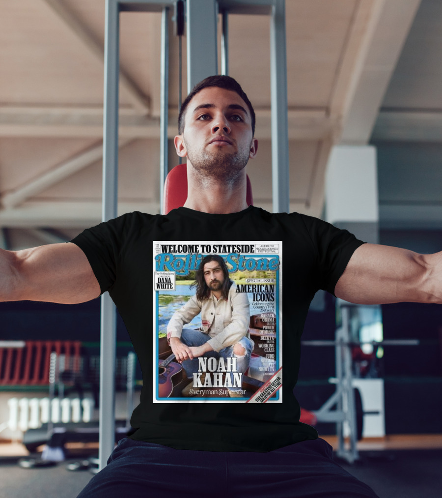 Welcome To Stateside Rolling Stone Noah Kahan Special Issue American Icons Everyman Superstar T-Shirt