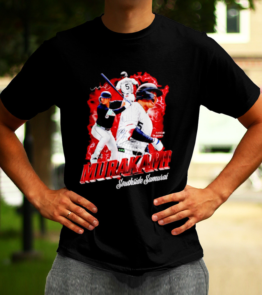 Munetaka Murakami Southside Samurai Baseball Players MLB Commendation T-Shirt