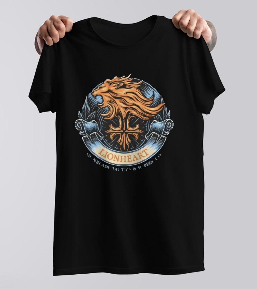 Lionheart Gunblade Tactics And Supply Co Final Fantasy Squall Leonhart T-Shirt