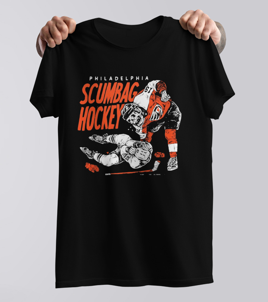Philadelphia Scumbag Hockey Philadelphia Flyers T-Shirt