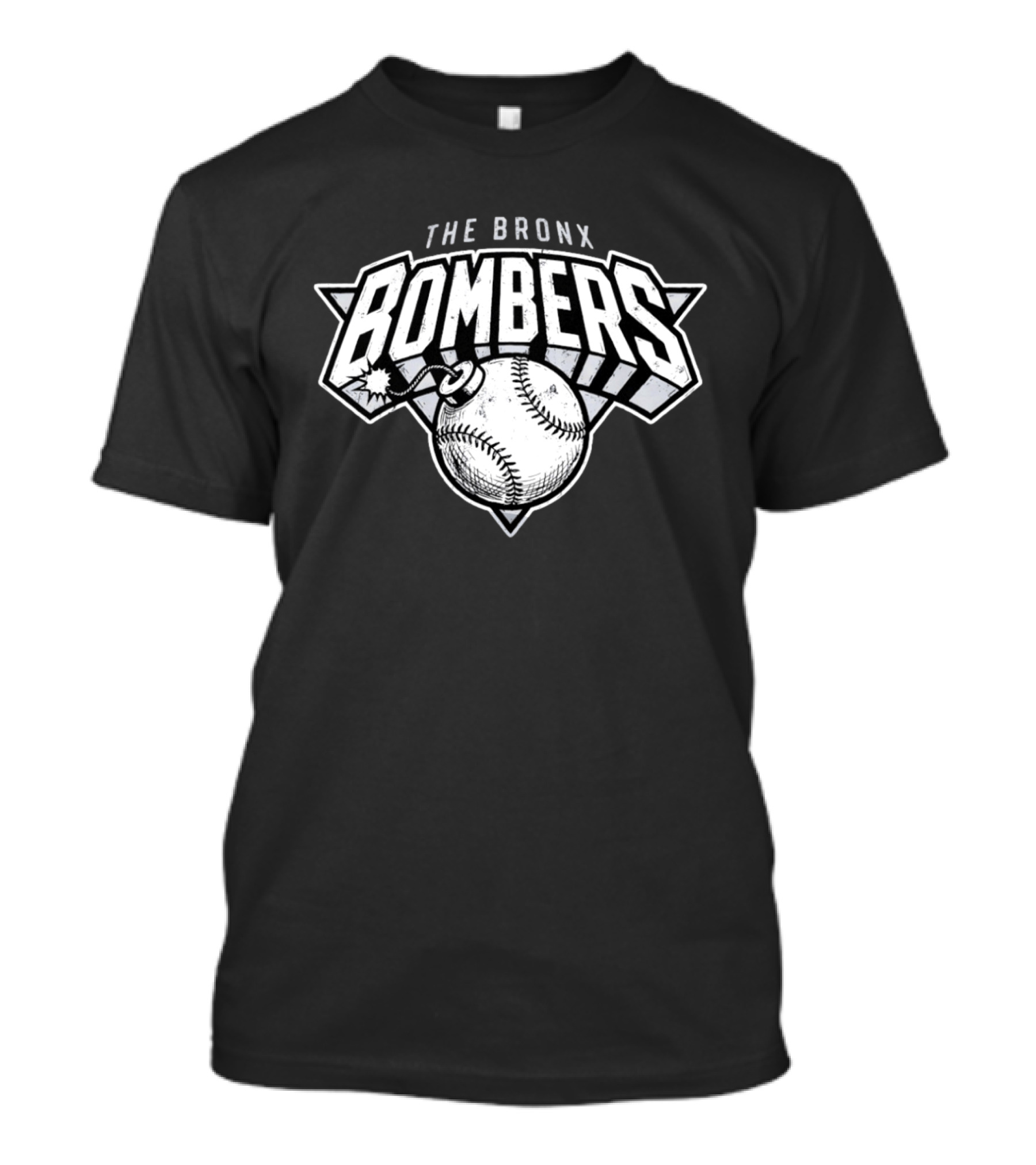 The Bronx Bombers Baseball Basketball Mashup New York Knicks T-Shirt