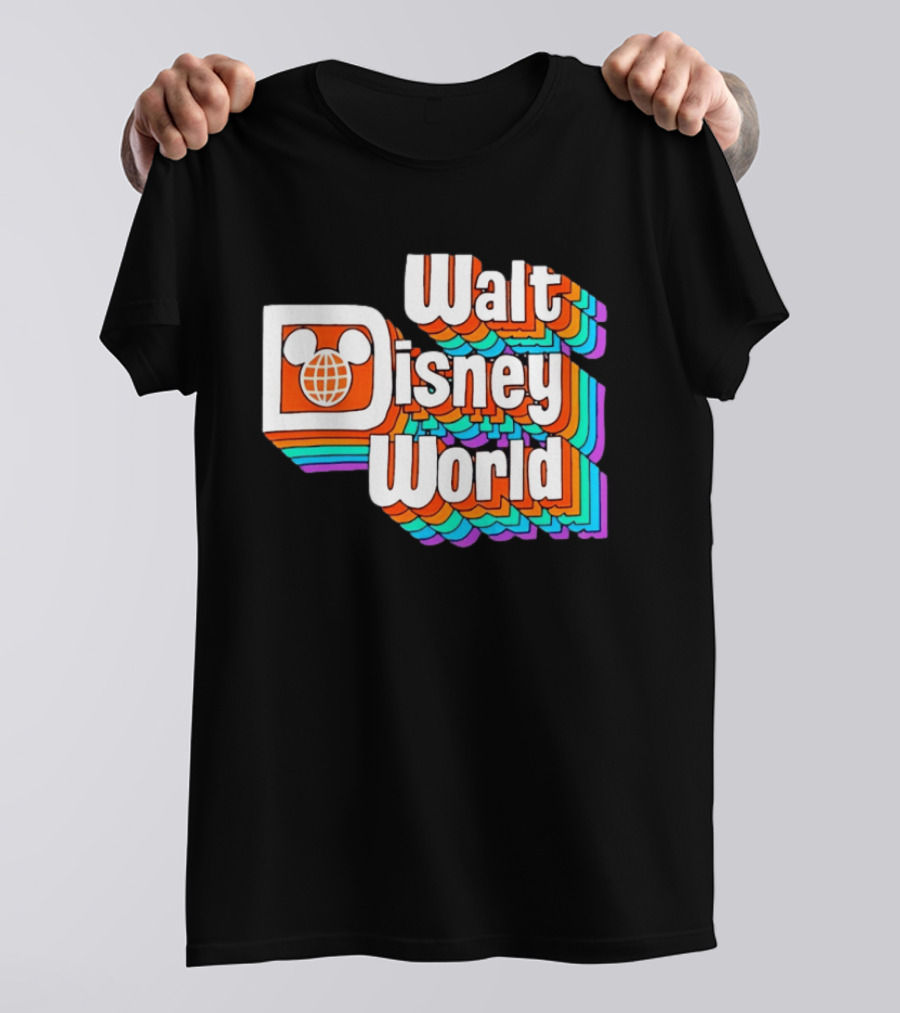 Walt Disney World Retro Rainbow Mickey Ears T-Shirt