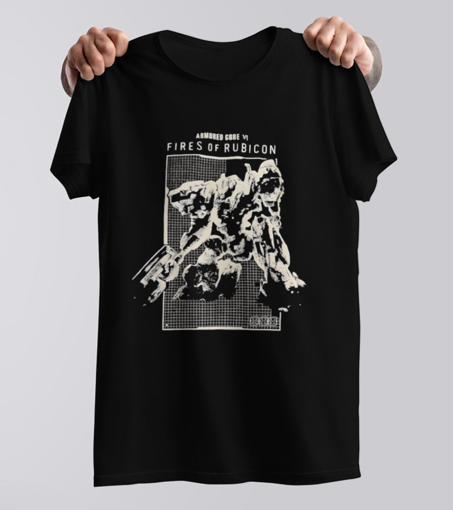 Armored Core VI Fires Of Rubicon Mecha Combat Action T-Shirt