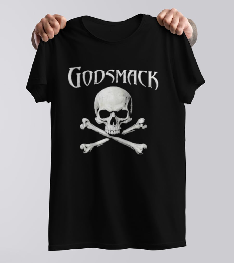Godsmack Skull And Crossbones Boston Bad Boys T-Shirt