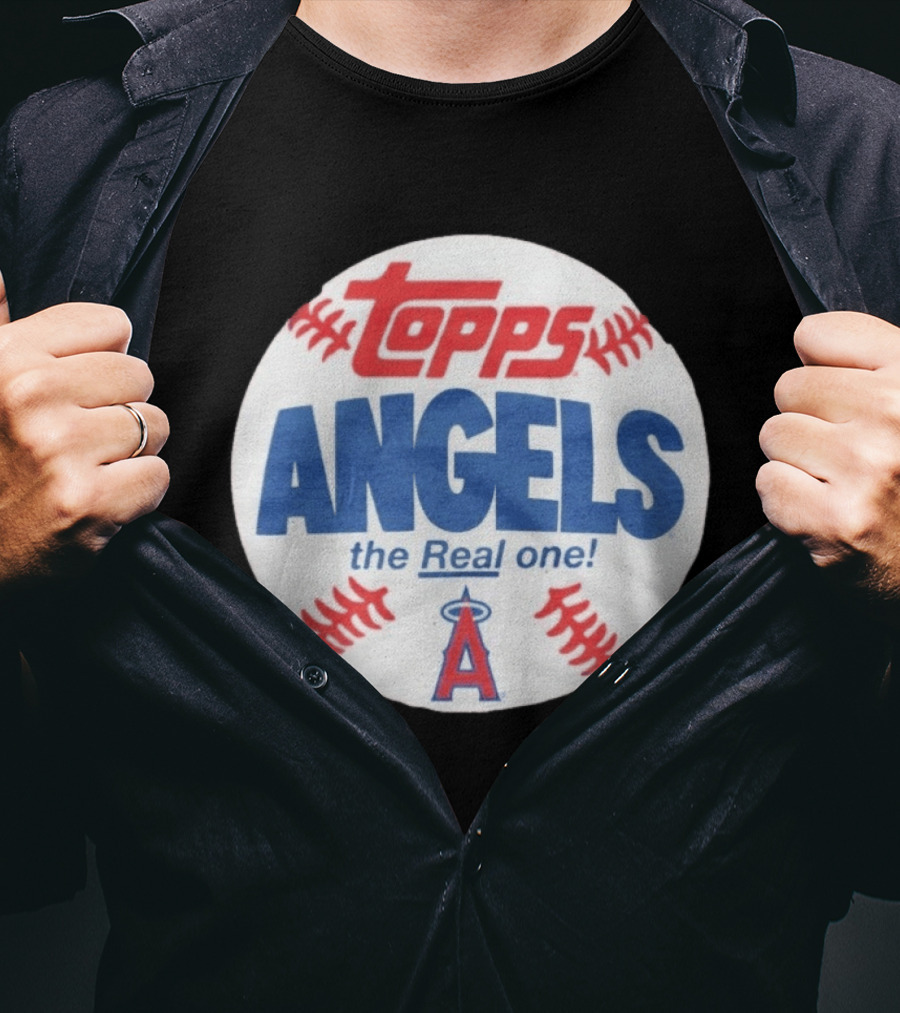 Topps Los Angeles Angels The Real One Baseball T-Shirt