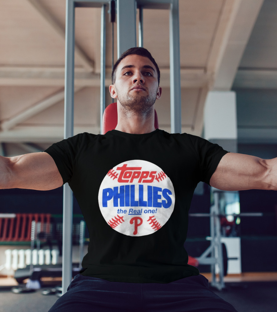 Topps Phillies The Real One Baseball T-Shirt