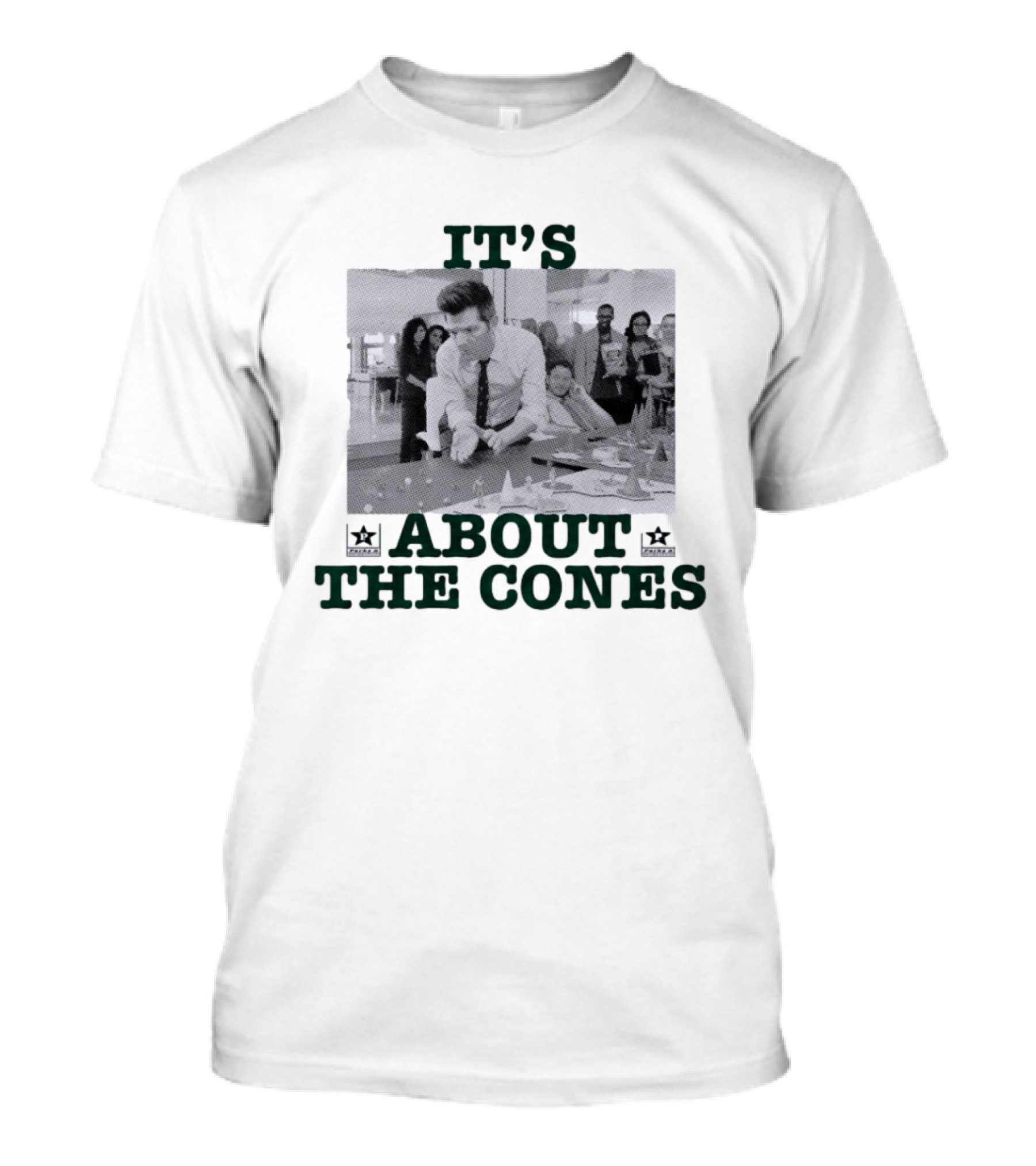 Ben Wyatt It's About The Cones Parks And Recreation Sitcom T-Shirt