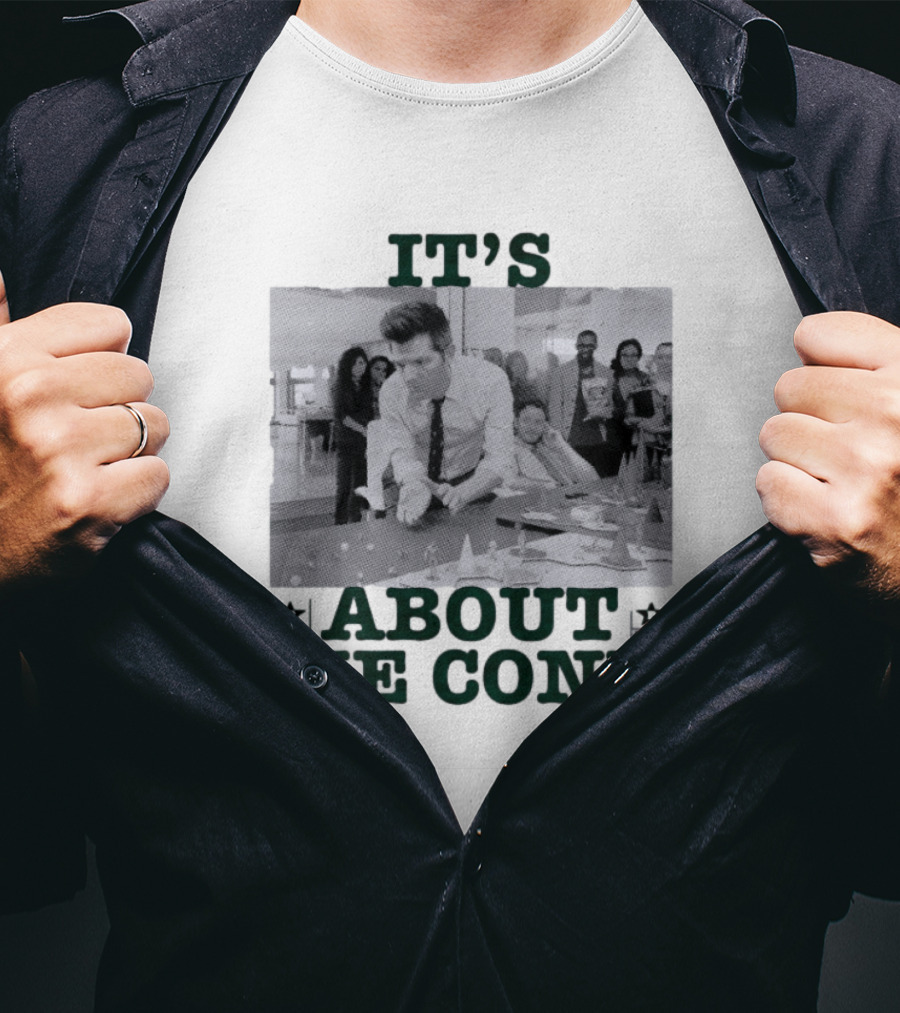 Ben Wyatt It's About The Cones Parks And Recreation Sitcom T-Shirt