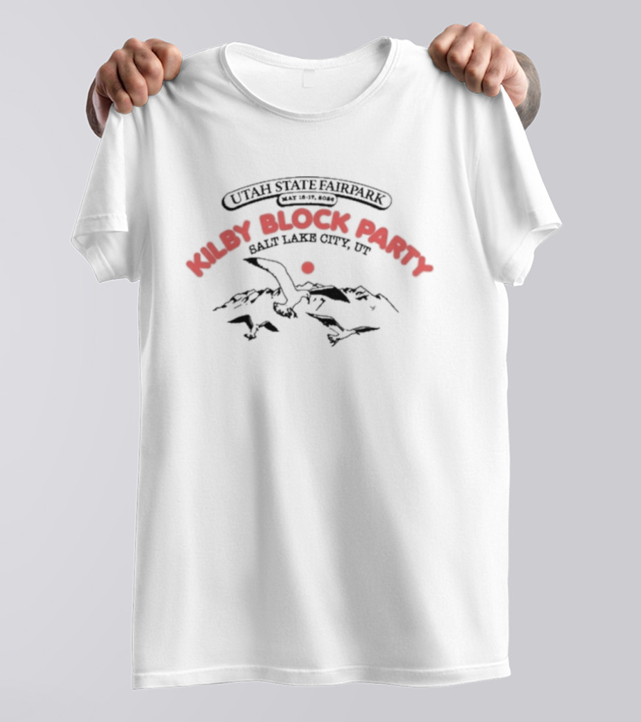 Kilby Block Party May 16 17 2026 Salt Lake City UT Desert Vibe Event T-Shirt