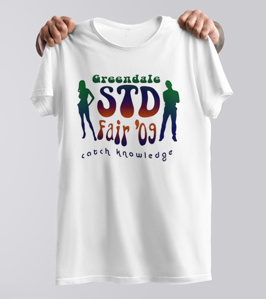 Greendale STD Fair '09 Catch Knowledge T-Shirt