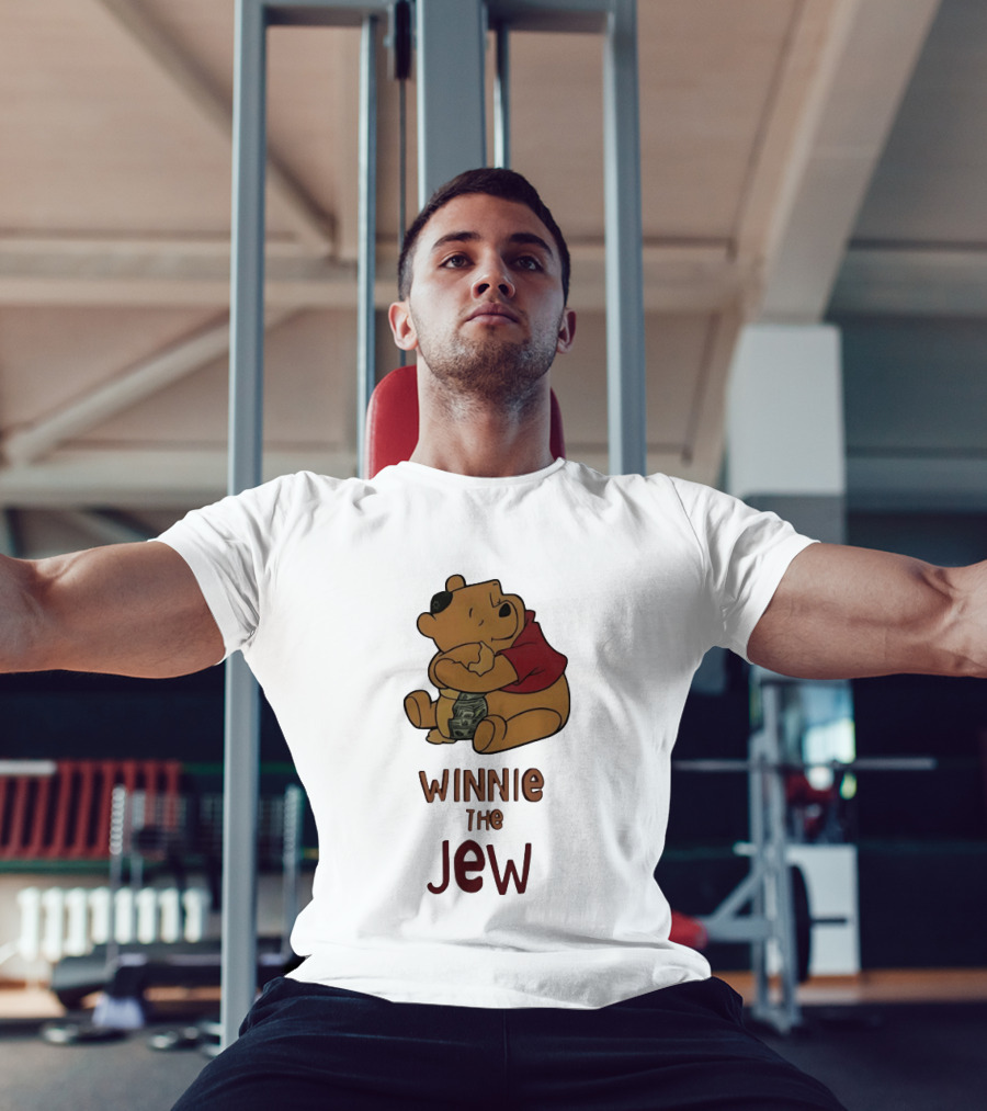 Pooh Holding Dollar Winnie The Jew T-Shirt