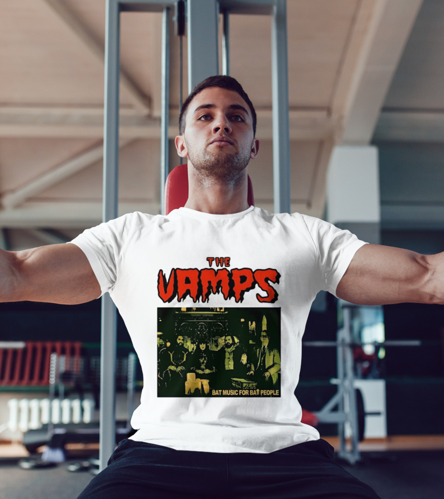 The Vamps What We Do In The Shadows Bat Music For Bat People Candles Group Image T-Shirt
