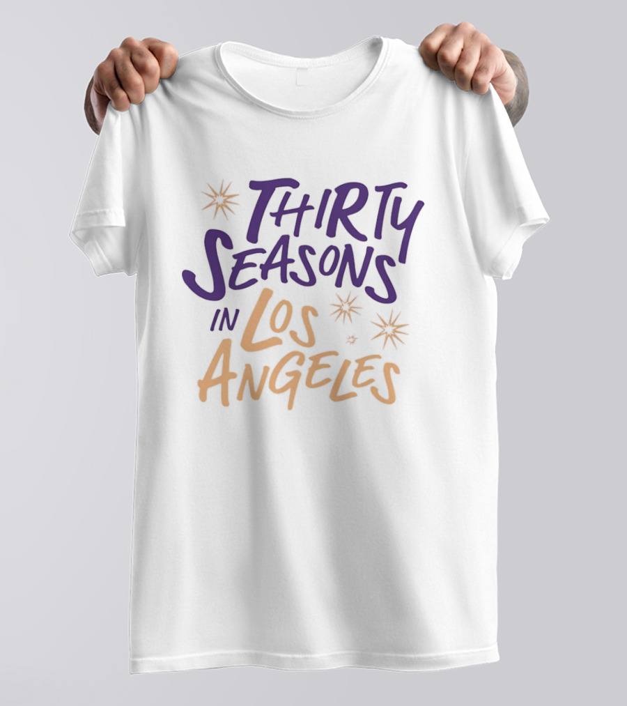 Thirty Seasons In Los Angeles Sparks T-Shirt