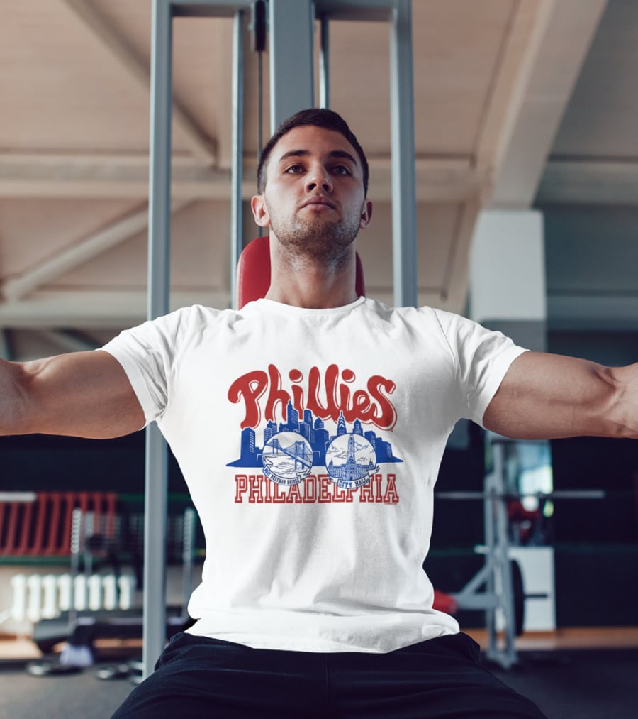 Phillies Philadelphia City Hall Skyline T-Shirt
