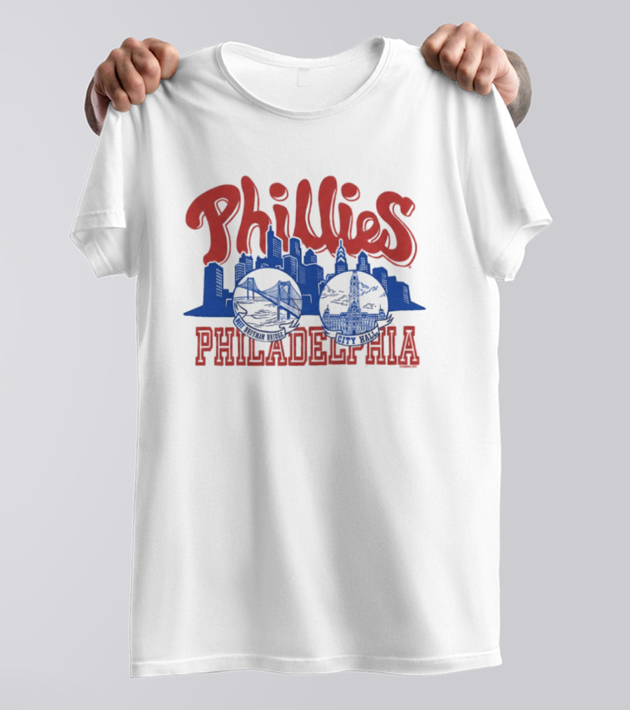 Phillies Philadelphia City Hall Skyline T-Shirt