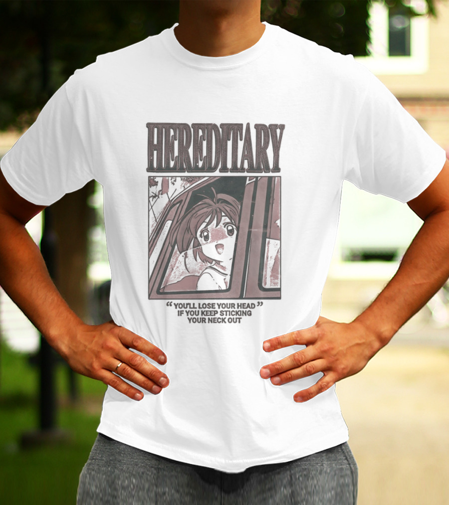 Hereditary Sakura Kinomoto Cardcaptor Sakura You'll Lose Your Head If You Keep Sticking Your Neck Out T-Shirt