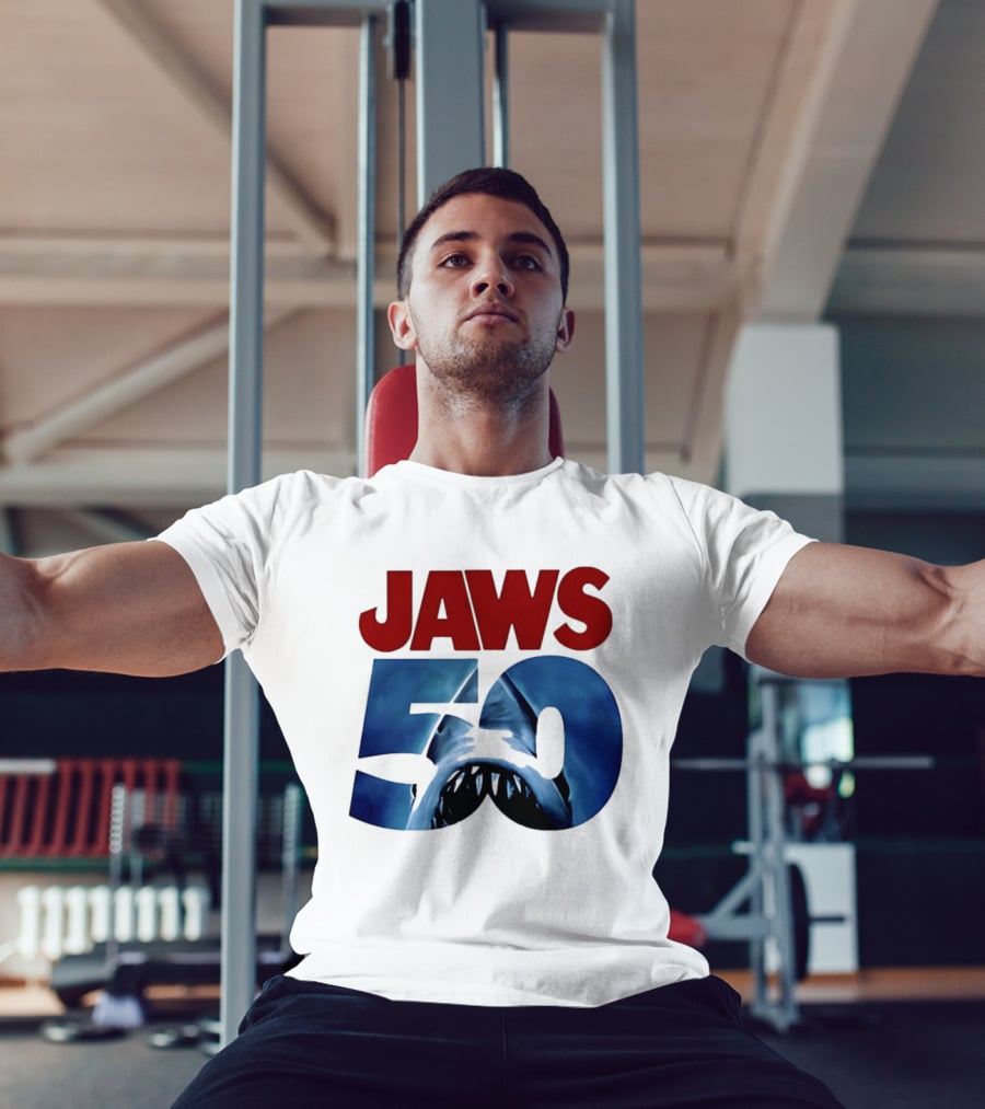 Jaws 50th Anniversary Shark Attack Celebration T-Shirt