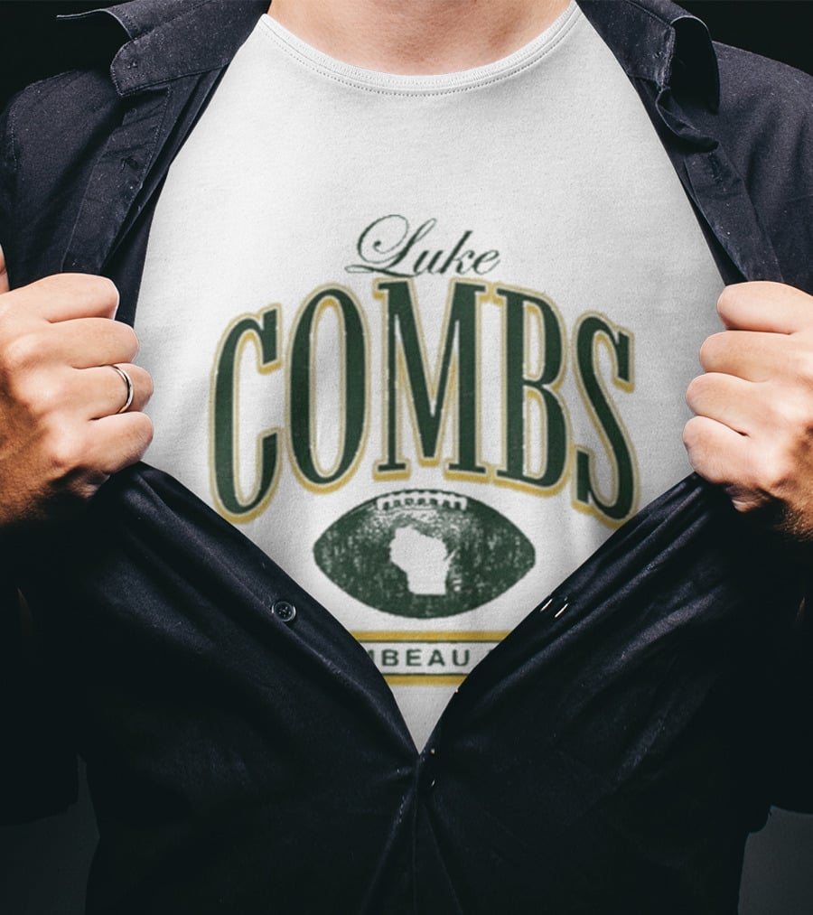 Luke Combs At Lambeau Field Wisconsin Football 2026 T-Shirt