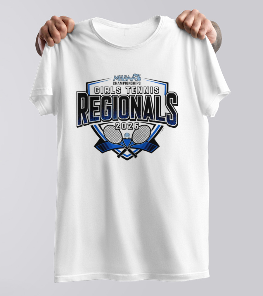 MHSAA 2026 Girls Tennis Regionals Competition T-Shirt