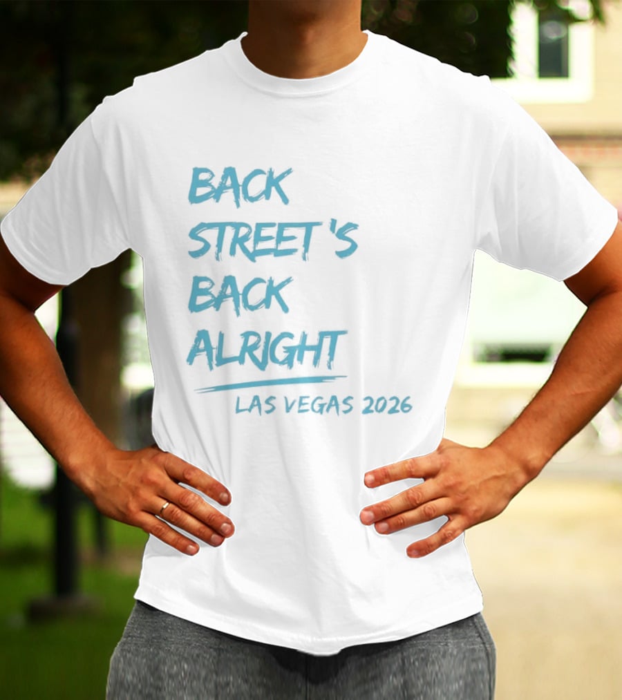 Backstreet's Back Alright Las Vegas 2026 T-Shirt