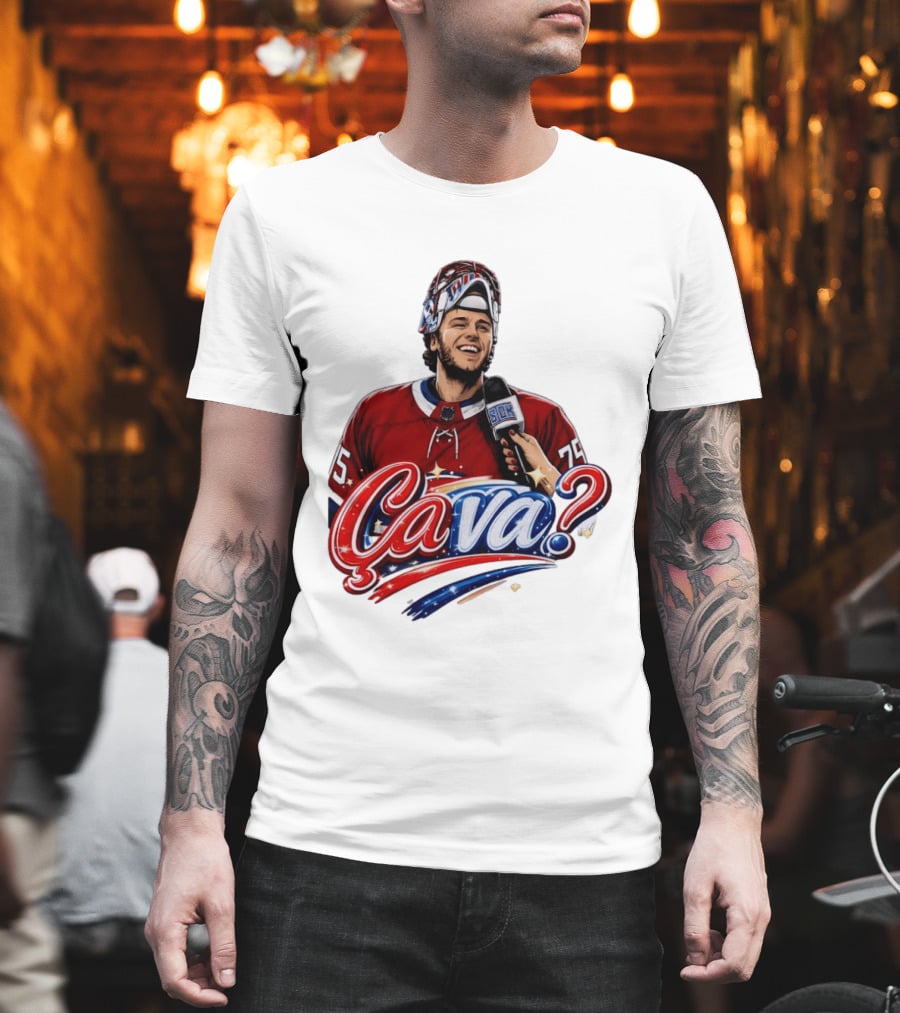 Ca Va Jakub Dobes Montreal Canadiens Interview NHL 75 Hockey Jersey T-Shirt