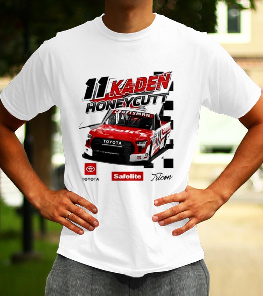 Kaden Honeycutt 11 Toyota Tundra TRICON Garage Racing Team T-Shirt