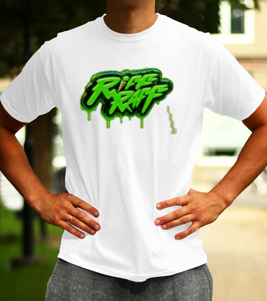 Riff Raff Neon Green Drip T-Shirt